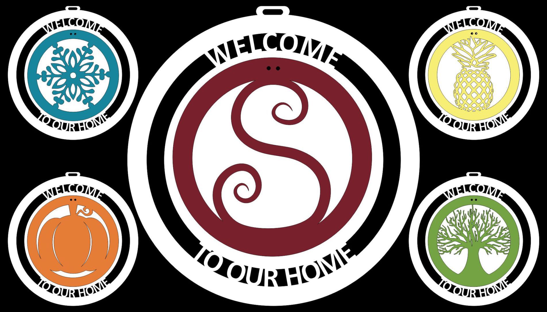 Interchangeable door hanger